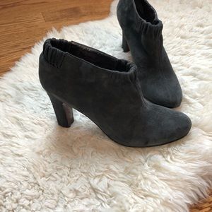 Sam Edelman grey suede booties